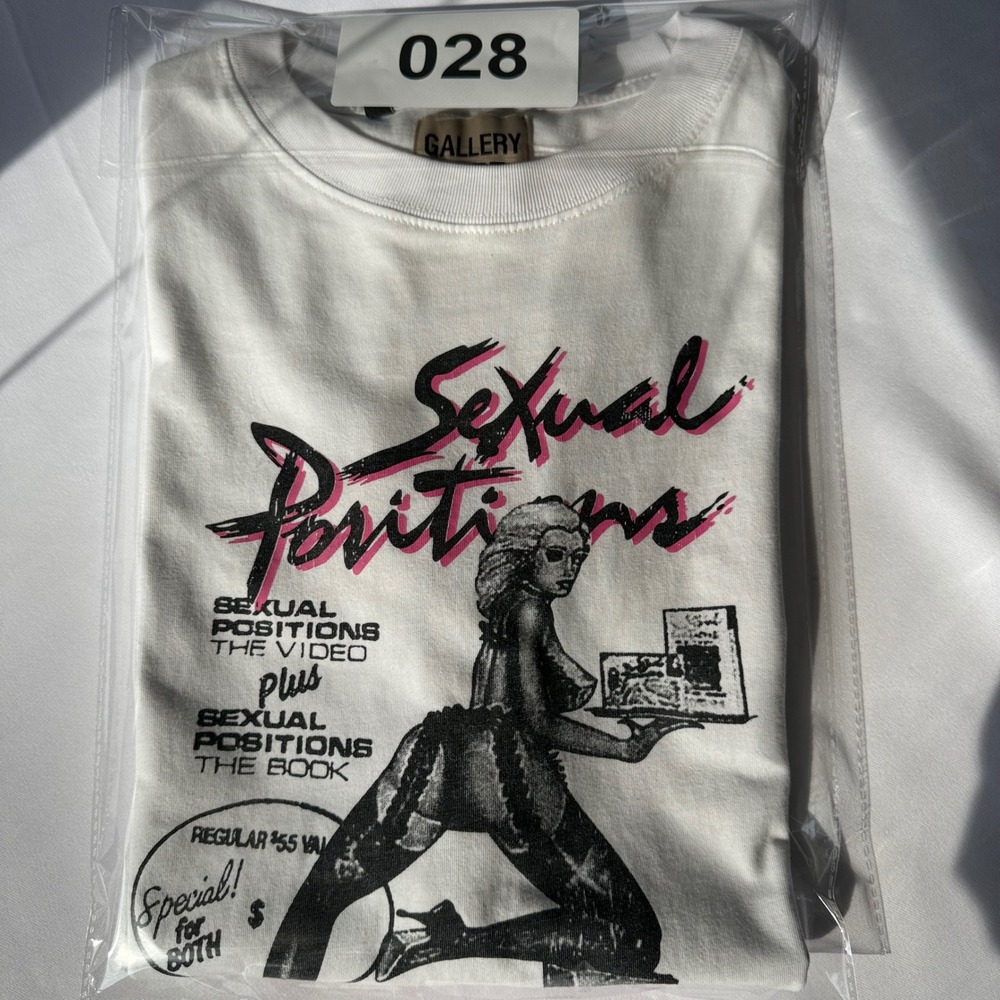 Gallery Dept Sexual Positions Graphic T-Shirt L-XL Vintage - Picture 15 of 16